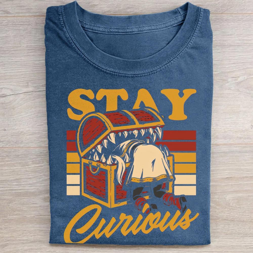 Fantasy Monster Chest  Washed Tee 