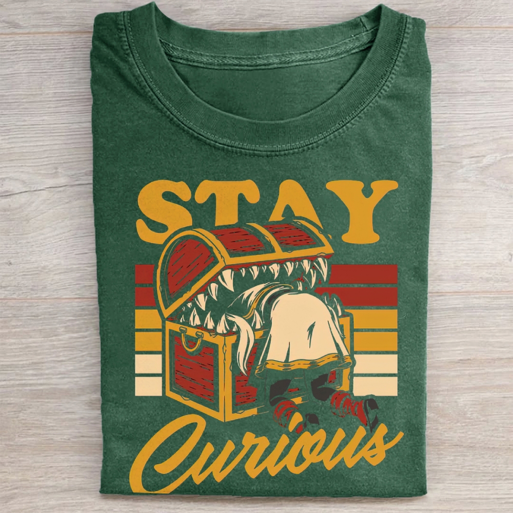 Fantasy Monster Chest  Washed Tee 