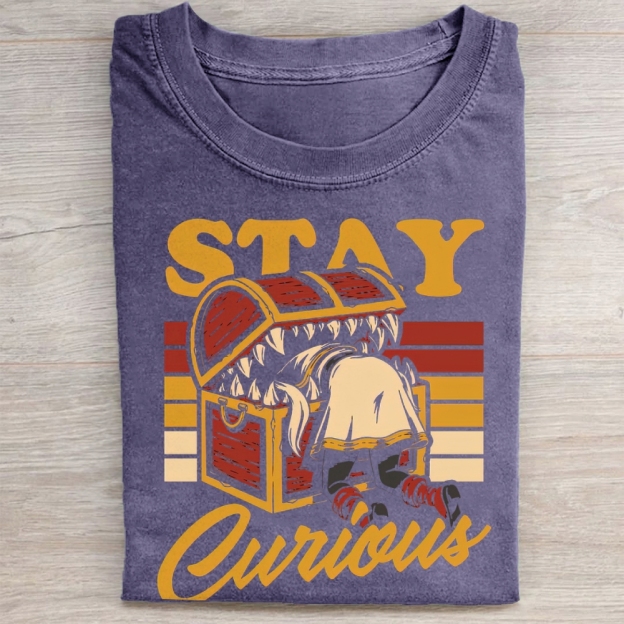 Fantasy Monster Chest  Washed Tee 