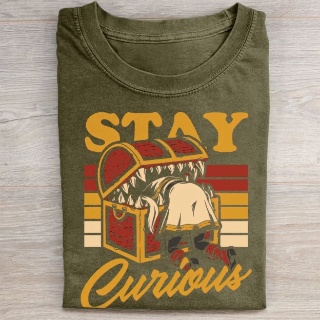 Fantasy Monster Chest  Washed Tee 