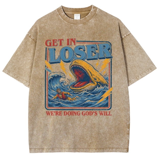 "The Internet Killed the Music Video Star" Astronaut Meme Washed T-Shirt