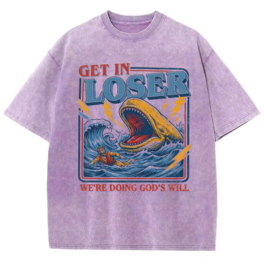 "The Internet Killed the Music Video Star" Astronaut Meme Washed T-Shirt