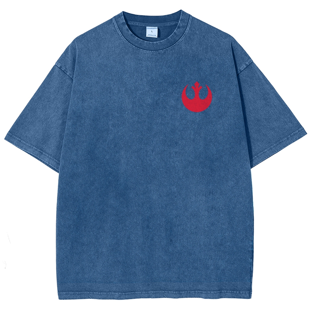 Millennium Falcon Technical Blueprint Washed T-Shirt