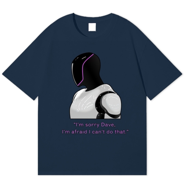 "Sorry Dave, The Gas Tank Is In Another Game" Pixel Parody Cotton T-shirt