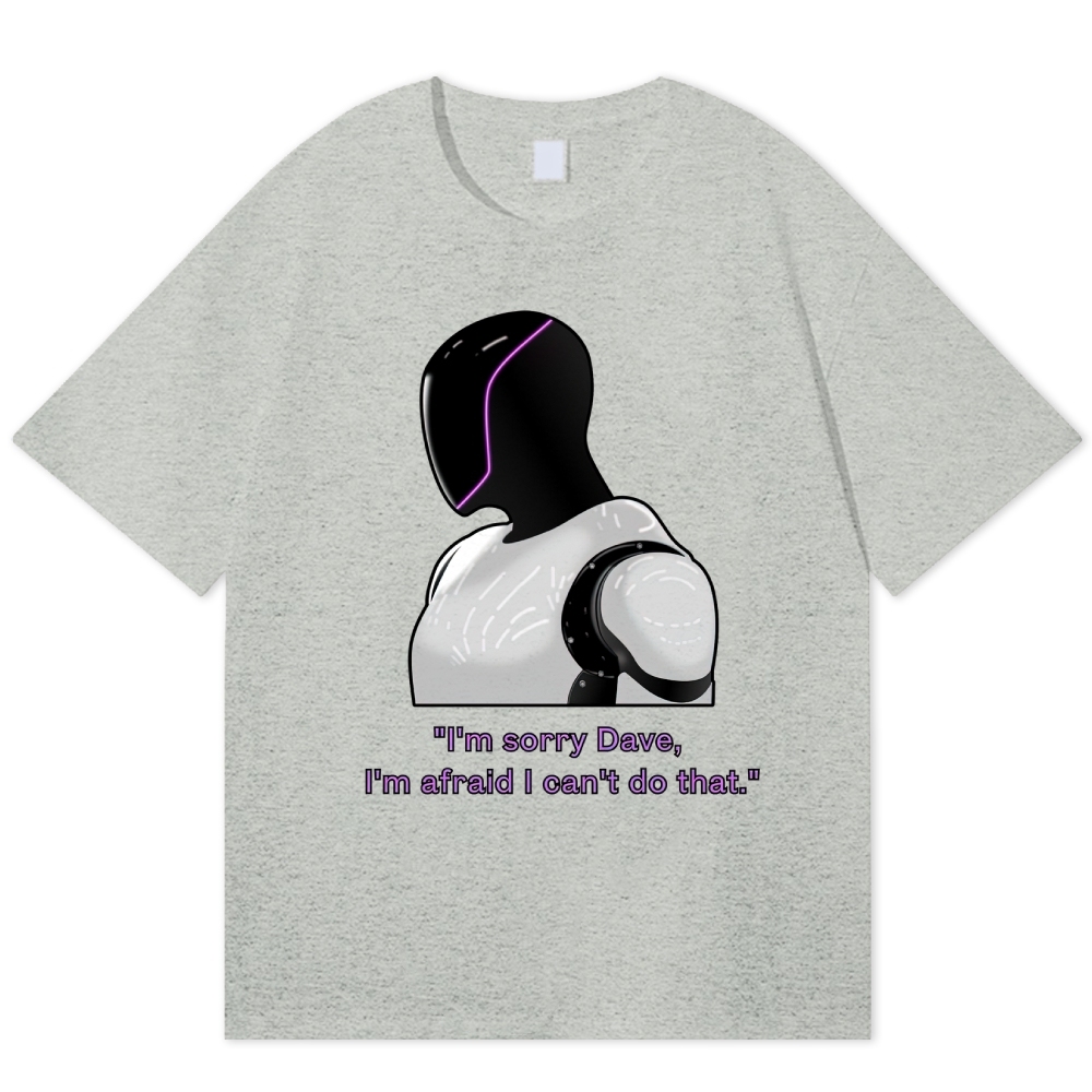 "Sorry Dave, The Gas Tank Is In Another Game" Pixel Parody Cotton T-shirt