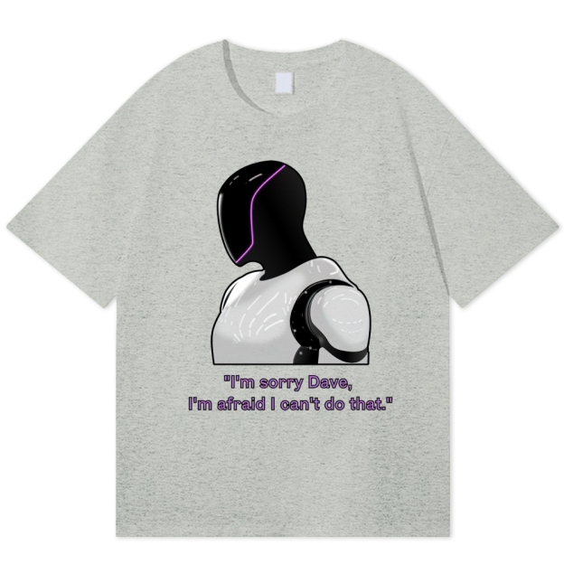 "Sorry Dave, The Gas Tank Is In Another Game" Pixel Parody Cotton T-shirt