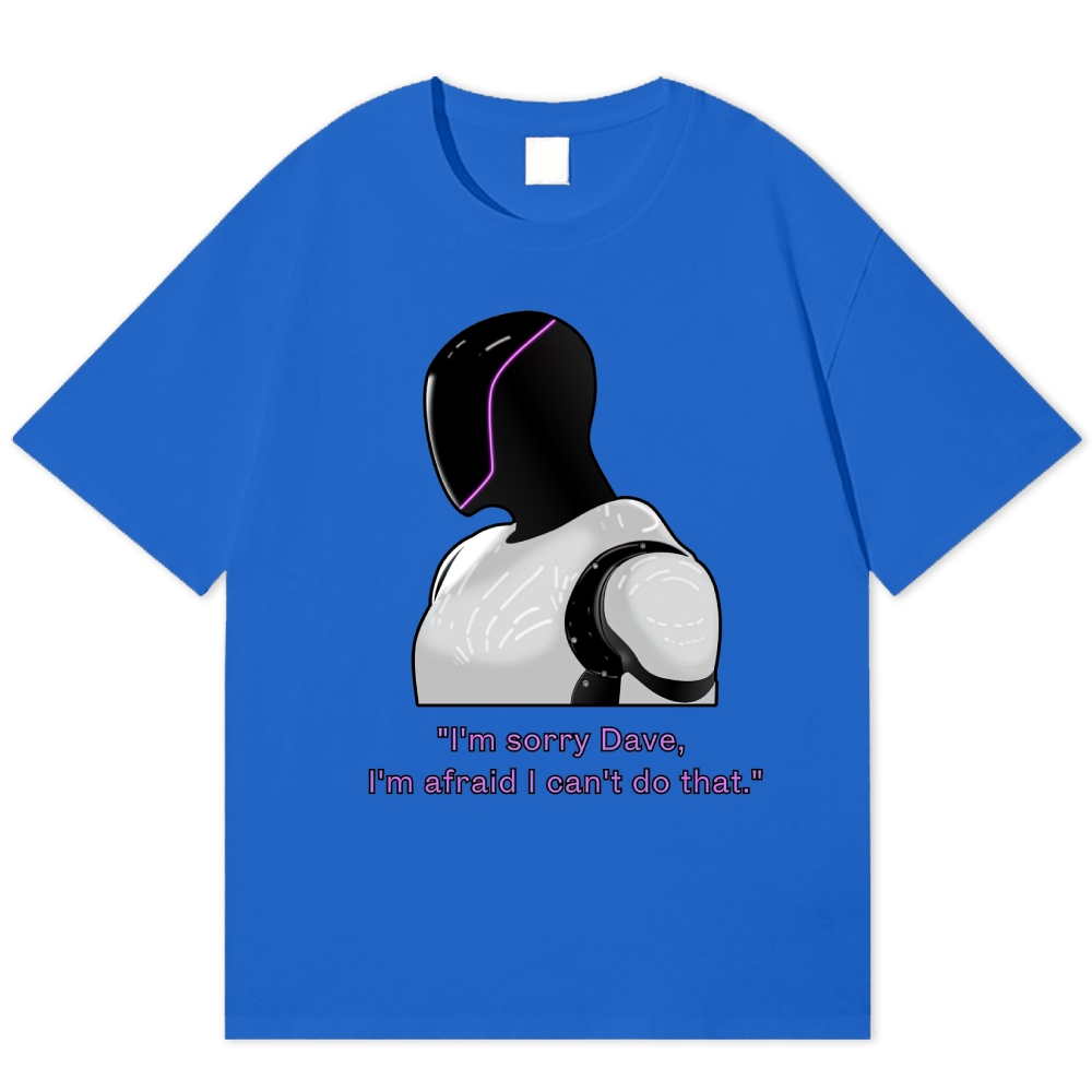 "Sorry Dave, The Gas Tank Is In Another Game" Pixel Parody Cotton T-shirt