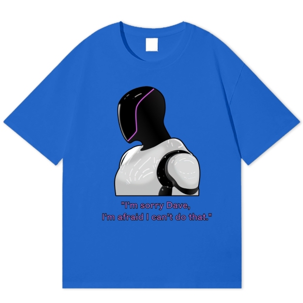 "Sorry Dave, The Gas Tank Is In Another Game" Pixel Parody Cotton T-shirt