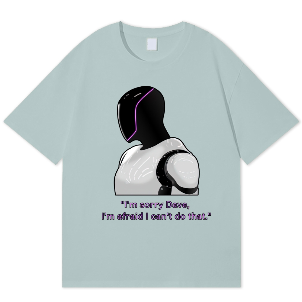 "Sorry Dave, The Gas Tank Is In Another Game" Pixel Parody Cotton T-shirt