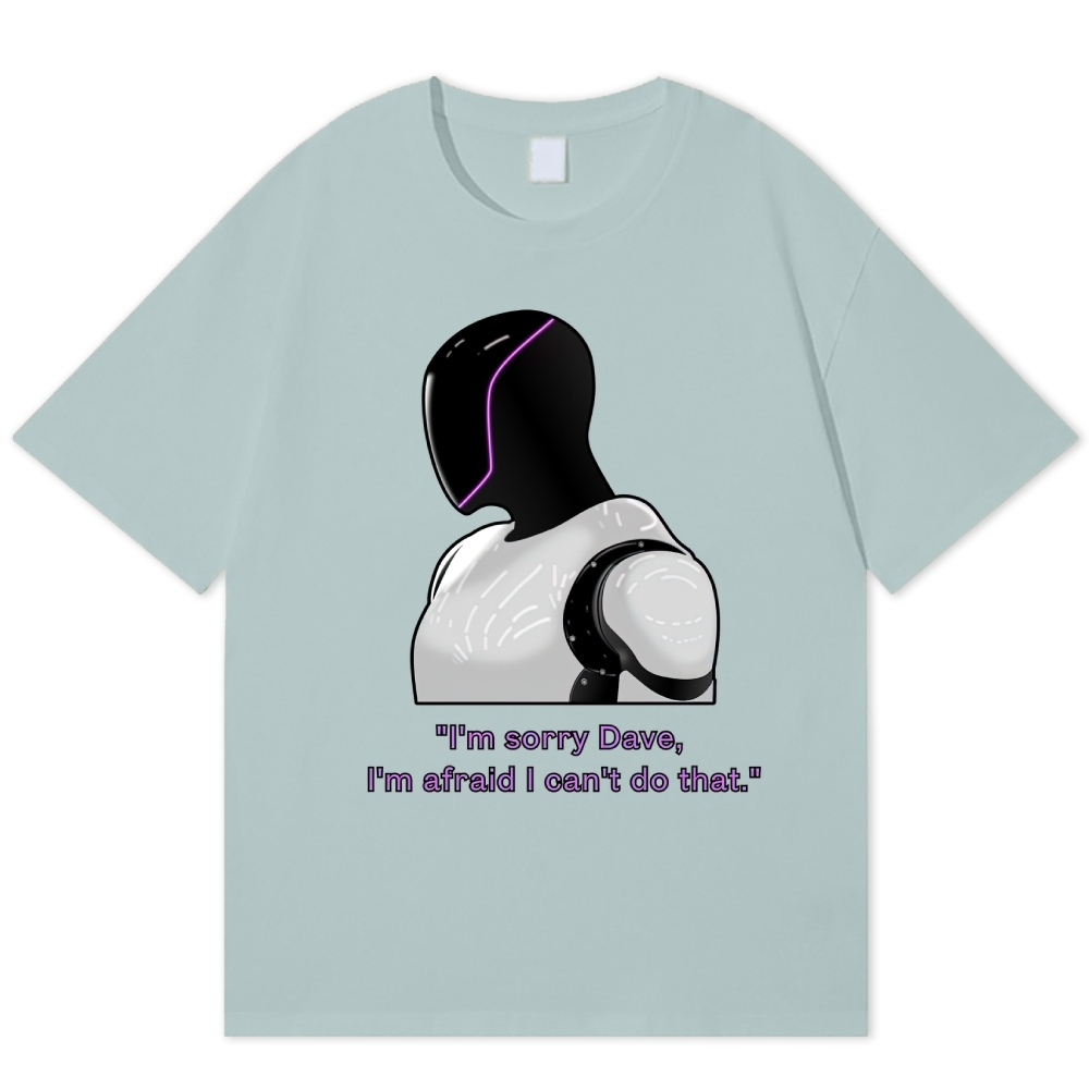 "Sorry Dave, The Gas Tank Is In Another Game" Pixel Parody Cotton T-shirt
