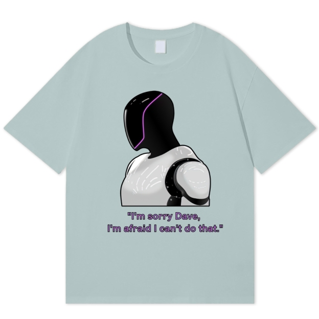 "Sorry Dave, The Gas Tank Is In Another Game" Pixel Parody Cotton T-shirt