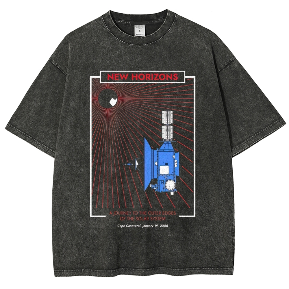 Glitter Astronaut Caviar Meme Washed T-Shirt