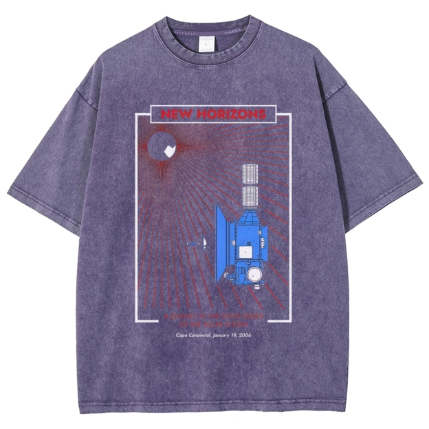 Glitter Astronaut Caviar Meme Washed T-Shirt