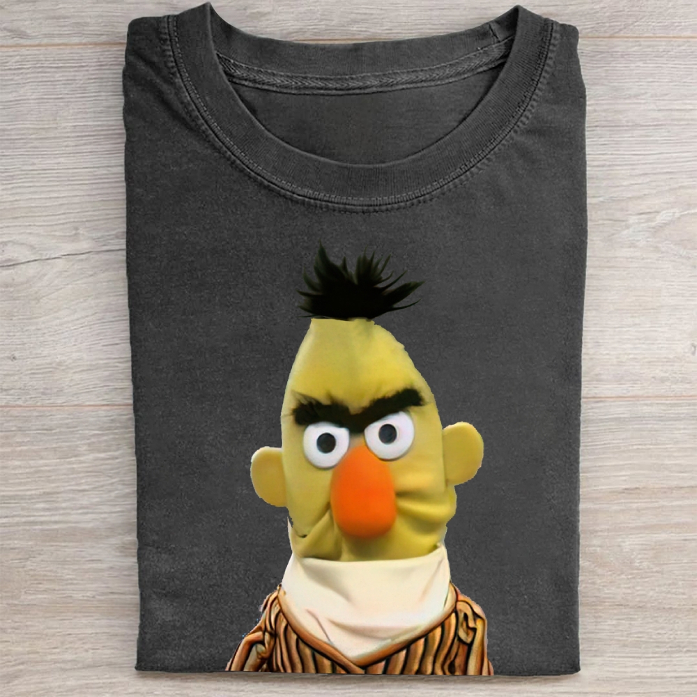 Angry Bert Meme Vintage Washed Tee