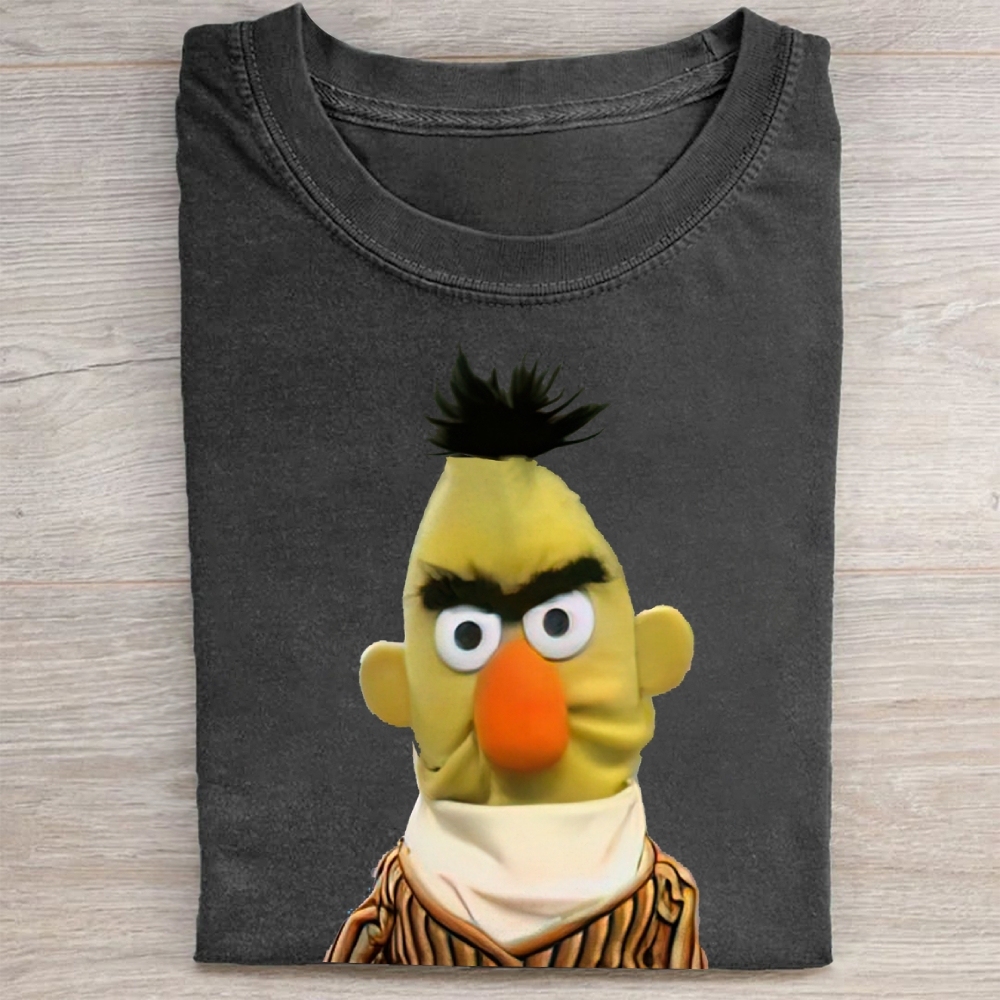 Angry Bert Meme Vintage Washed Tee