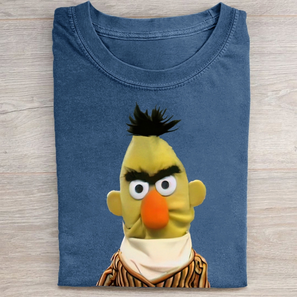Angry Bert Meme Vintage Washed Tee