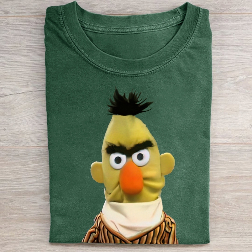 Angry Bert Meme Vintage Washed Tee