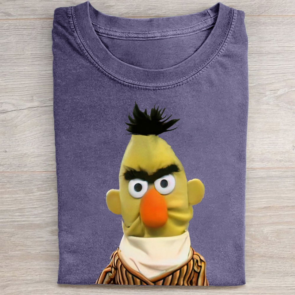 Angry Bert Meme Vintage Washed Tee
