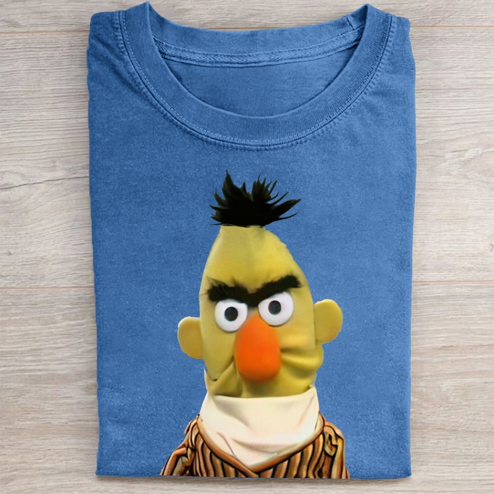 Angry Bert Meme Vintage Washed Tee