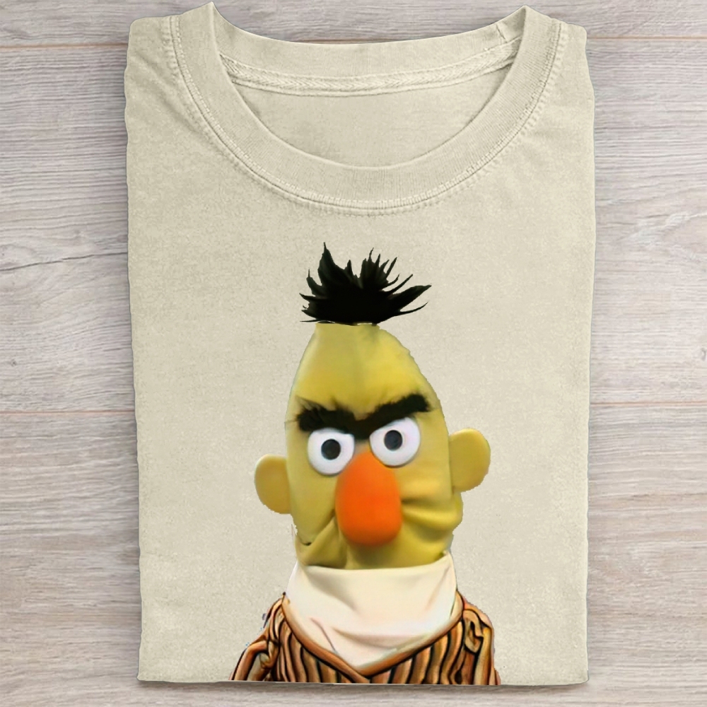 Angry Bert Meme Vintage Washed Tee