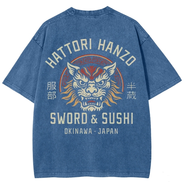 Vintage Hattori Lion Washed T-Shirt 