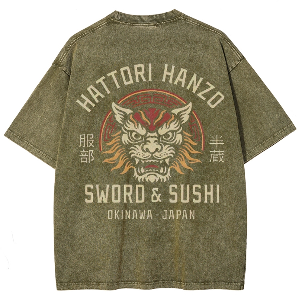 Vintage Hattori Lion Washed T-Shirt 