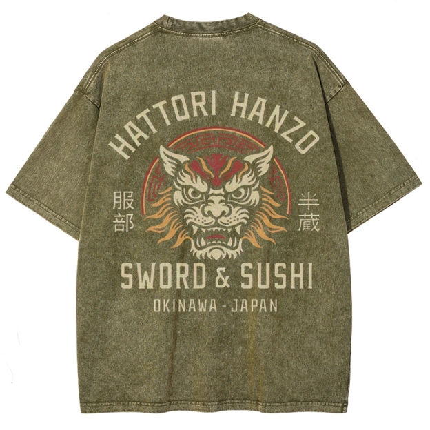 Vintage Hattori Lion Washed T-Shirt 