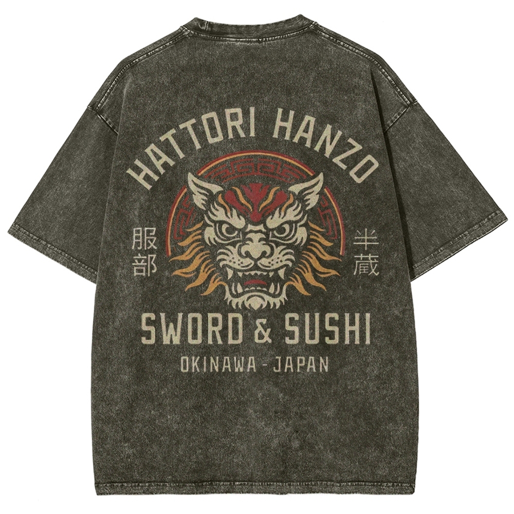 Vintage Hattori Lion Washed T-Shirt 