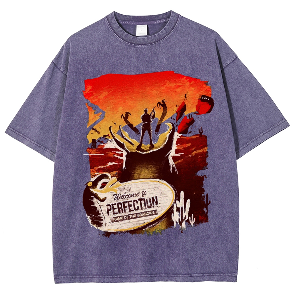 "Welcome to Perfection" Desert Monster Washed T-Shirt