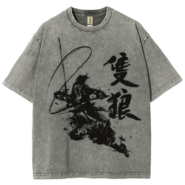  Ink Brush NinjaWashed T-Shirt