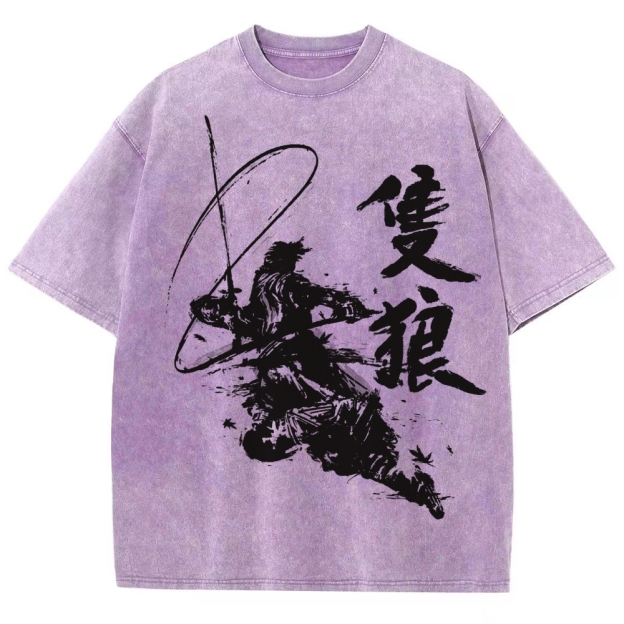  Ink Brush NinjaWashed T-Shirt