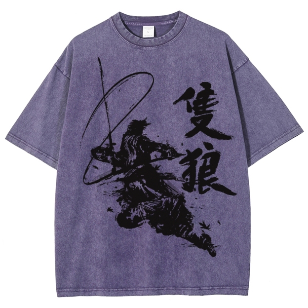  Ink Brush NinjaWashed T-Shirt