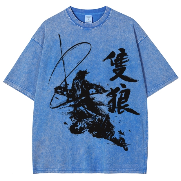  Ink Brush NinjaWashed T-Shirt