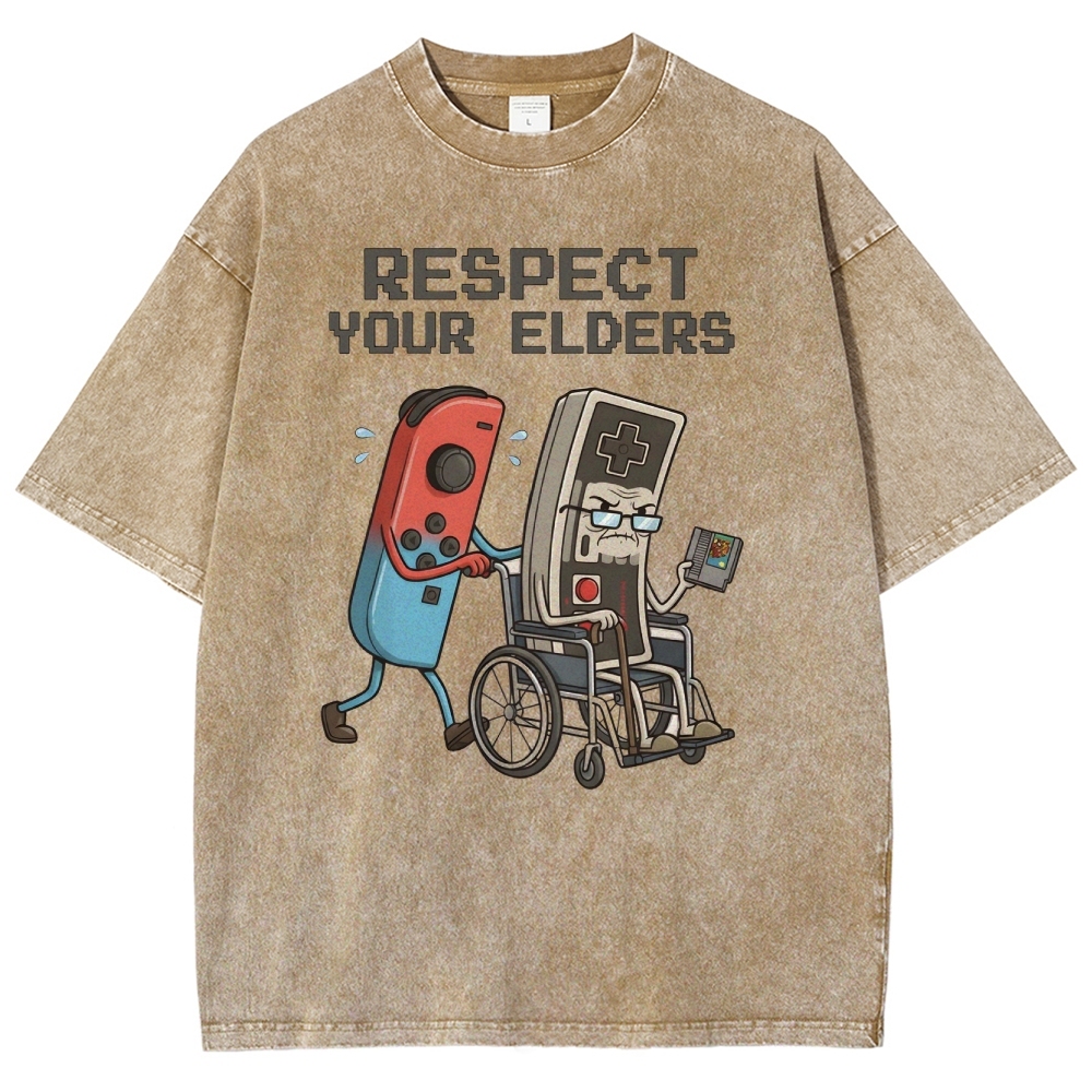 Respect Your Elders Washed T-Shirt 
