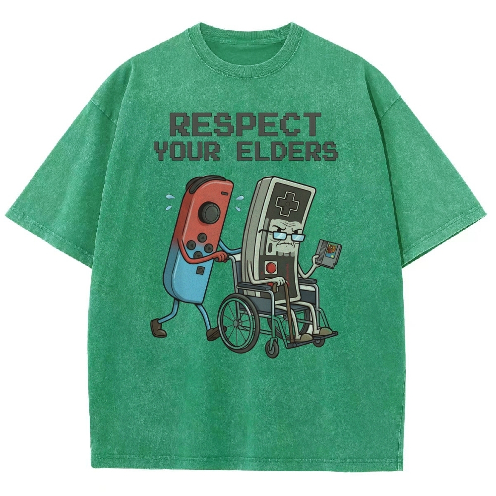Respect Your Elders Washed T-Shirt 