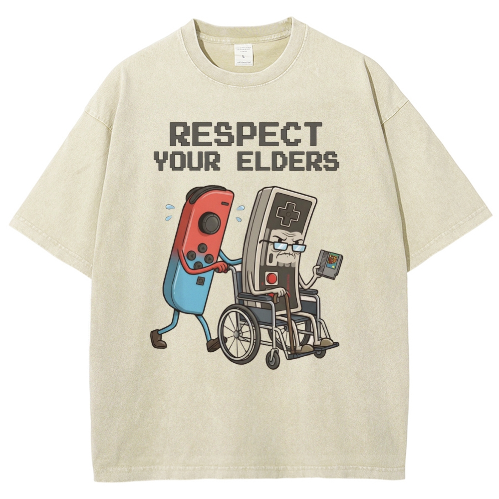Respect Your Elders Washed T-Shirt 
