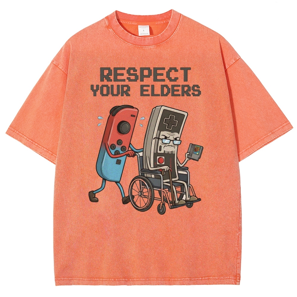 Respect Your Elders Washed T-Shirt 