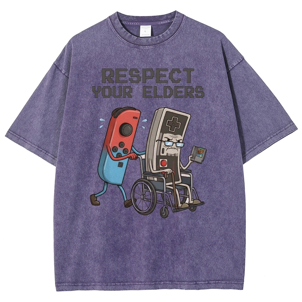 Respect Your Elders Washed T-Shirt 