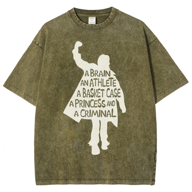 Fun Classic For 80's Movie Fan Washed T-Shirt 