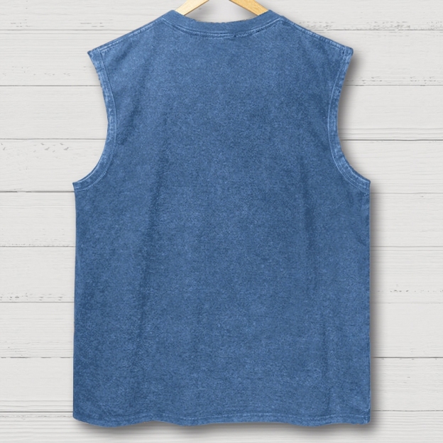 Bunny Howling to the Moon Washed Vest 