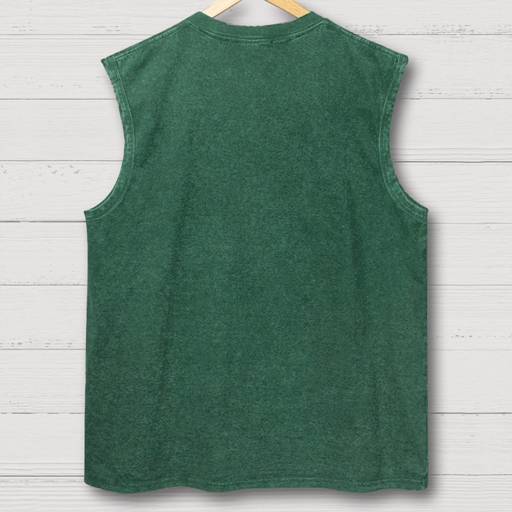 Bunny Howling to the Moon Washed Vest 