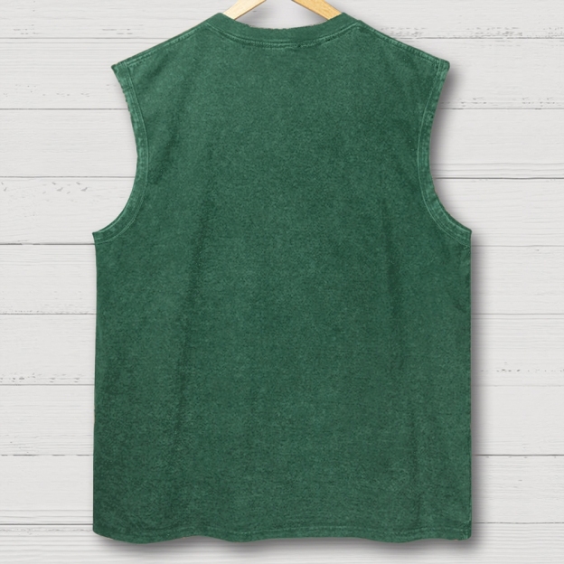 Bunny Howling to the Moon Washed Vest 