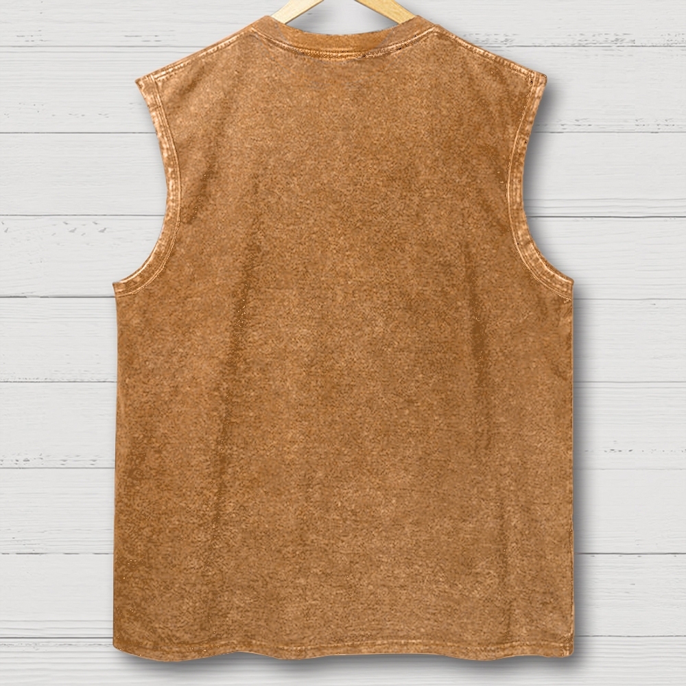 Retro VHS 1976 Graphic Washed Vest