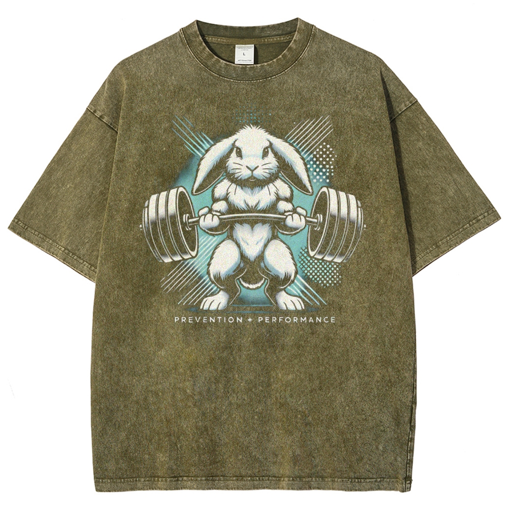"My Eternal Life" Resurrection Graphic Washed T-Shirt