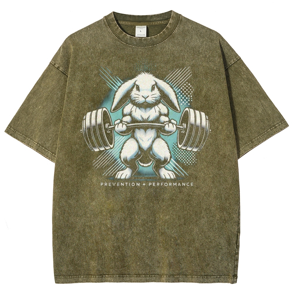 "My Eternal Life" Resurrection Graphic Washed T-Shirt