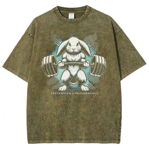 "My Eternal Life" Resurrection Graphic Washed T-Shirt