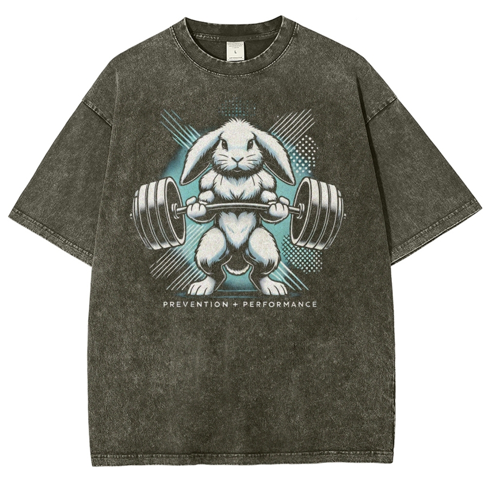 "My Eternal Life" Resurrection Graphic Washed T-Shirt