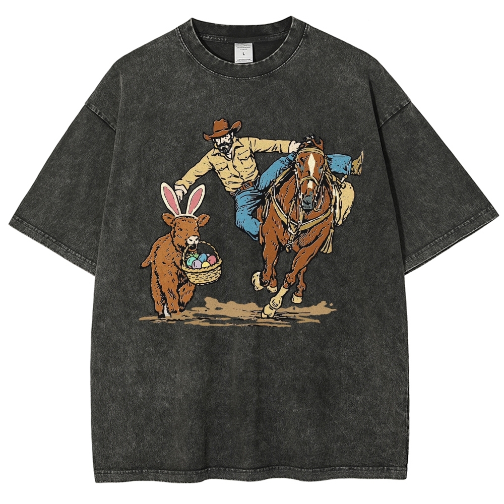 Country Easter  Washed T-Shirt 