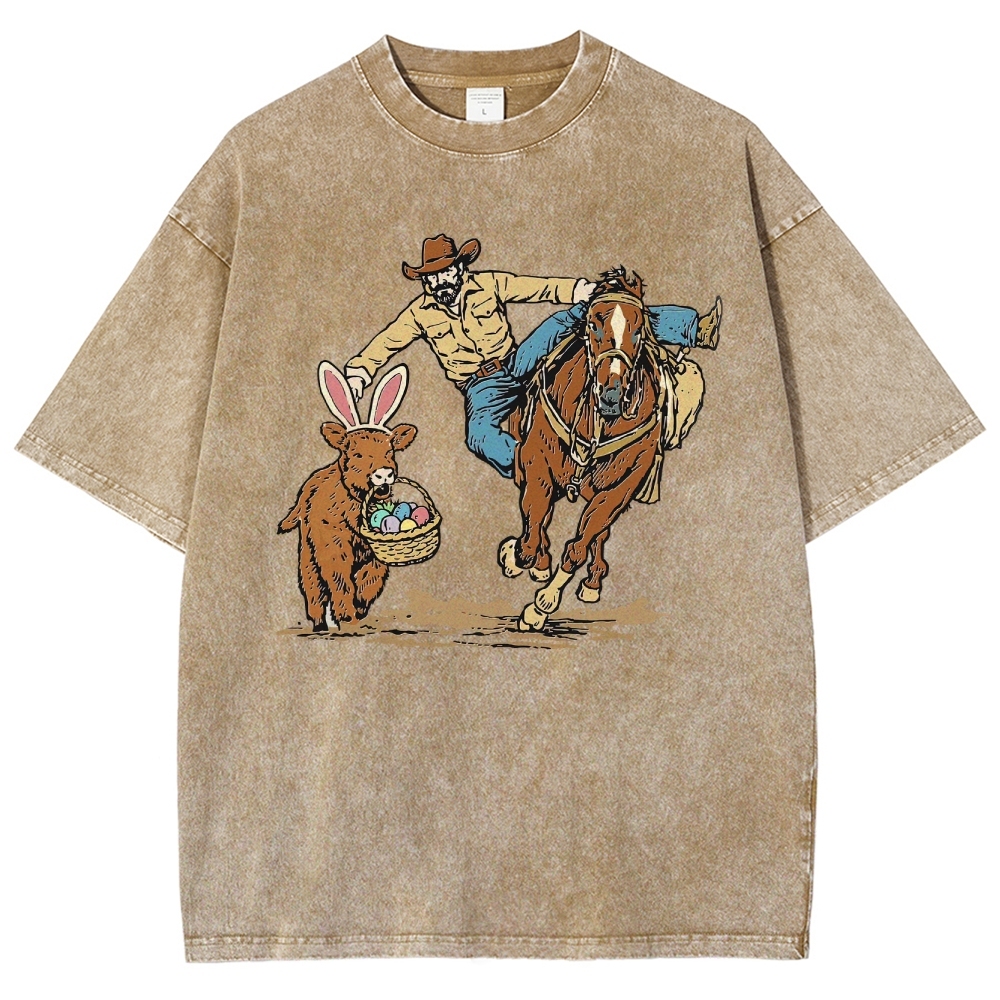 Country Easter  Washed T-Shirt 
