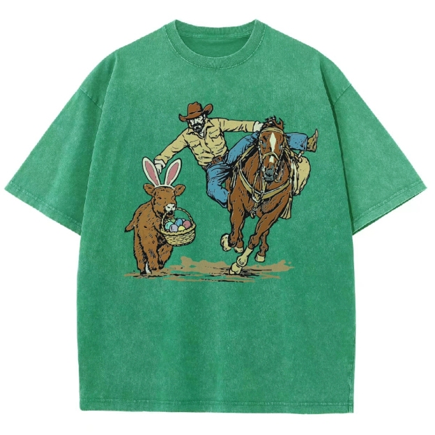 Country Easter  Washed T-Shirt 